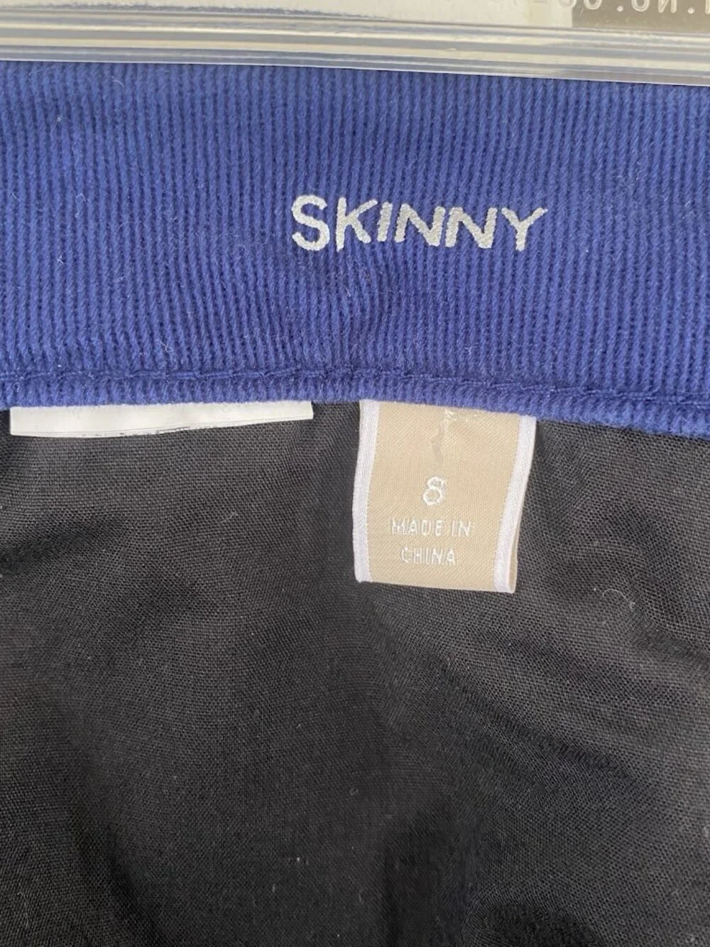 Women's Michael Kors blue jeans Size 8 skinny beautiful Blue very nice